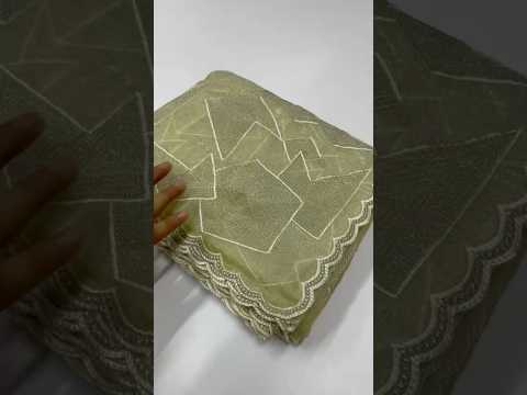 Crush Organza Designer Party Wear Saree