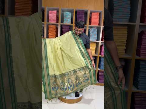 Traditional Paithani Kadiyal Border Saree