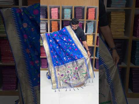 Janhvi Kapoor–Inspired Kanchivaram Paithani Silk Saree
