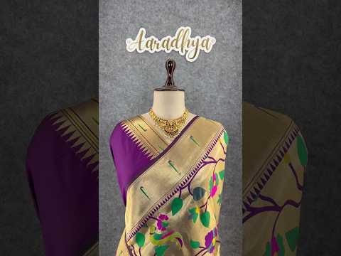 Pure Silk Kanchipuram Full Weaving Wedding Special Paithani Saree