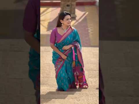 Ikkat Soft Silk Patola Guranted Fabric Saree