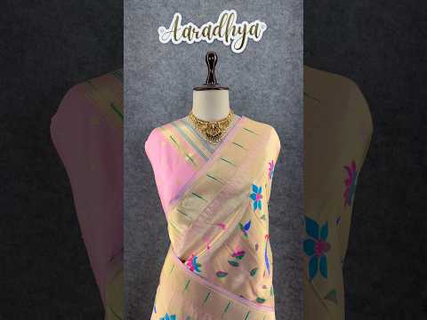 All Over Jaal Weaving Brocket Paithani Soft Silk Saree