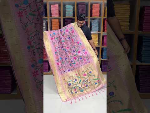 Janhvi Kapoor–Inspired Kanchivaram Paithani Silk Saree