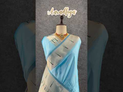 Kanchivaram Paithani Silk Big Parrot Zari Border Saree