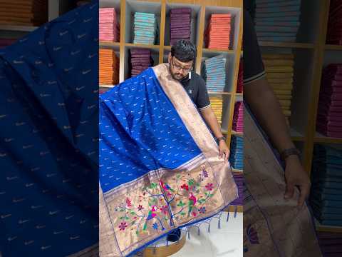 Pure Zari Triple Muniya Border Parrot Paithani Dupatta