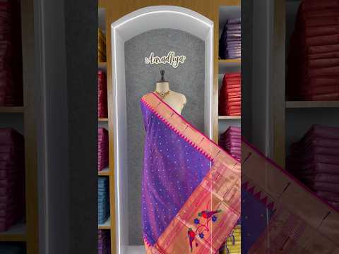 Pure Paithani Zari Border Parrot Motif Pallu Dupatta
