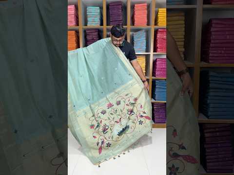 Soft Muga Cotton Classic Paithani Saree