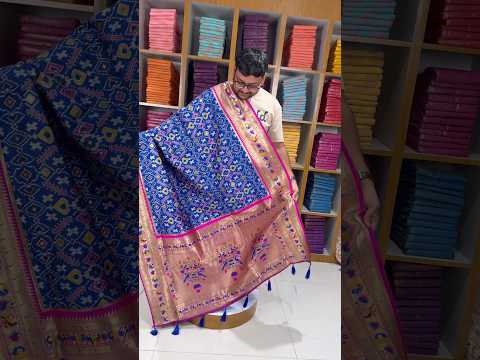 Traditional Kanchivaram Patola Paithani Silk Saree