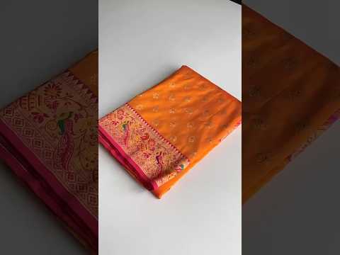 Paithani Silk Traditional Zari Weaving Rich Pallu Saree