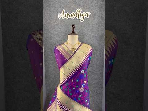 Janhvi Kapoor–Inspired Kanchivaram Paithani Silk Saree