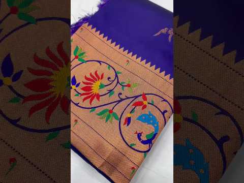 Harmony Paithani Soft Silk Meenakari Peacock Pallu Saree