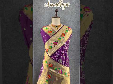 Royal Kanchivaram Patola Paithani Silk Saree