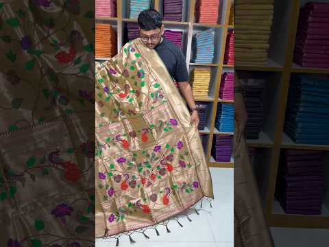 Pure Silk Kanchipuram Full Weaving Wedding Special Paithani Saree