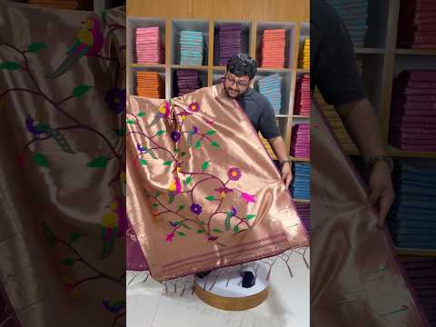 Paithani Jacquard Peacock (Mor) Jaal Dupatta