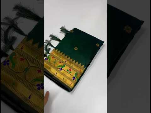 Paithani Silk Meenakari Weaving Saree