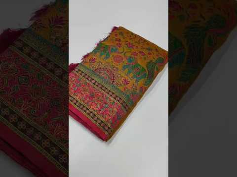 Latest Pashmina Darbari Silk Saree