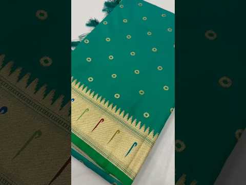 Soft Silk Bindi Muniya Border Paithani Saree