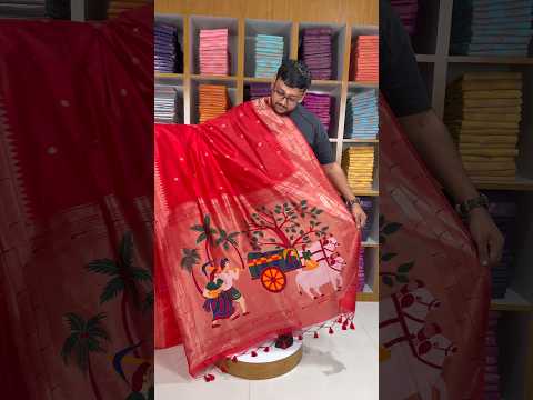 Akha Trij Meena Weaving Paithani Saree