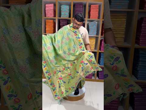 Pure Soft Silk Bandhani Patola Fusion Paithani Saree