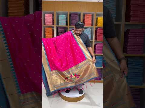 Pure Paithani Zari Border Parrot Motif Pallu Dupatta