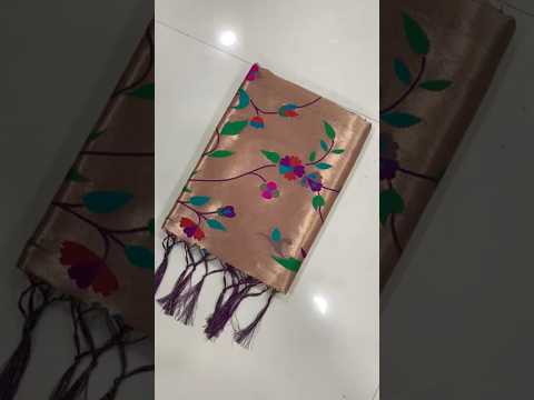 Pure Soft Kanchivaram Brocket Paithani Silk Saree