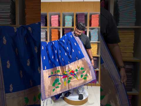 Pure Paithani Multicolor Parrot Weaving Motif Pallu Dupatta