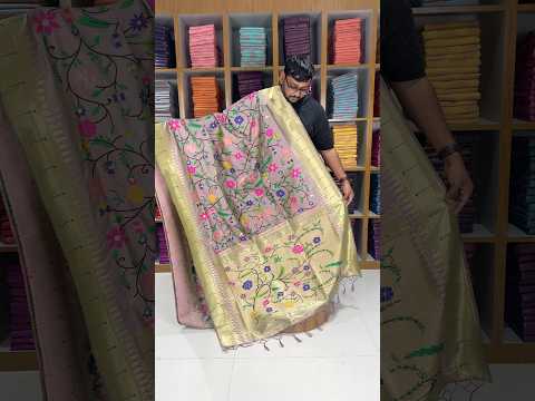 Janhvi Kapoor–Inspired Kanchivaram Paithani Silk Saree