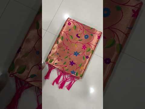 Pure Soft Kanchivaram Brocade Paithani Silk Saree