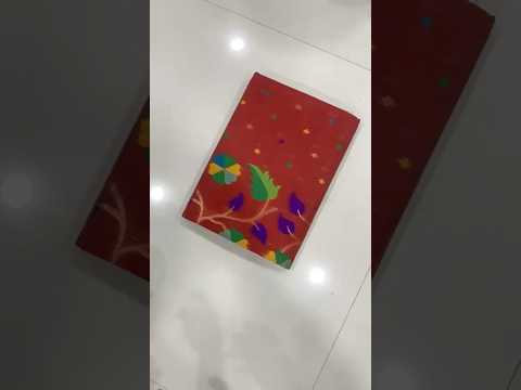 Soft Muga Cotton Jamdani Saree