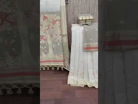 Premium Soft Muga Cotton Colorful Resham Weaving Saree