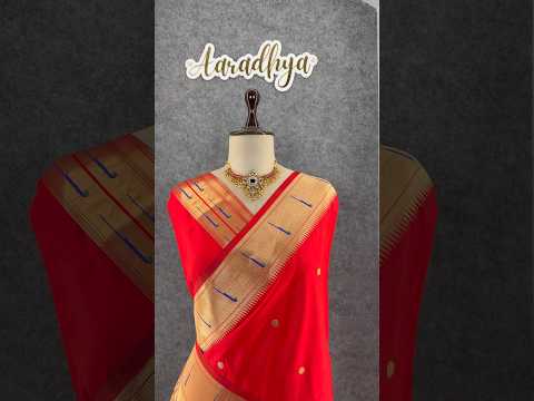 Kanchivaram Paithani Silk Big Parrot Zari Border Saree