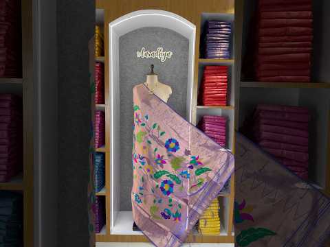 Dupatta - Pure Zari Floral Multicolor Weaving Paithani Dupatta