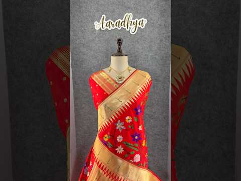 Janhvi Kapoor–Inspired Kanchivaram Paithani Silk Saree