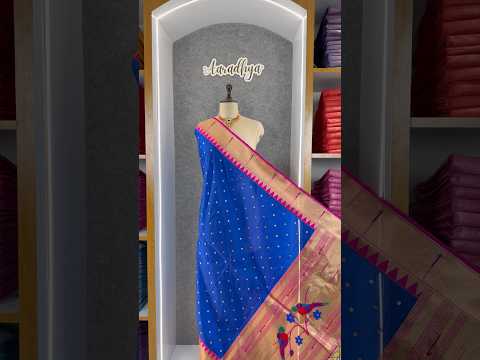 Pure Paithani Zari Border Parrot Motif Pallu Dupatta