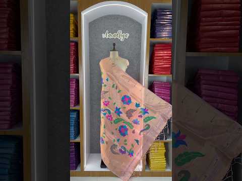 Dupatta - Pure Zari Floral Multicolor Weaving Paithani Dupatta