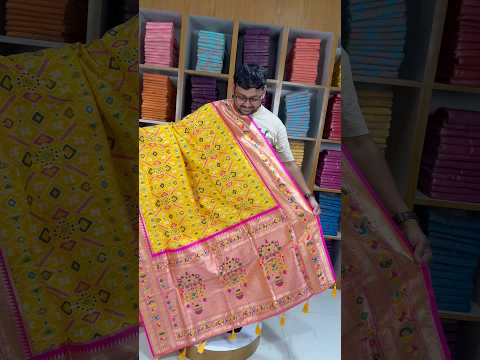 Traditional Kanchivaram Patola Paithani Silk Saree