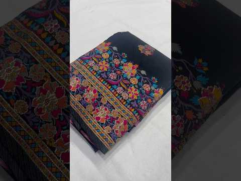 Pashmina Kashmiri Meenakari Silk Saree