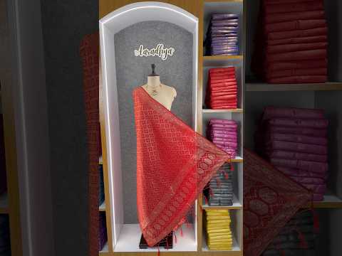 Pure Zari Weaving Viscose Silk Bandhani Dupatta