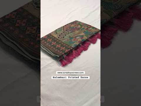 Malai Cotton Digital Printed Kalamkari Saree
