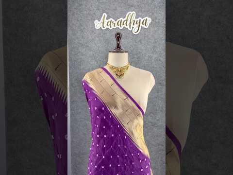 Royal Paithani Bandhani Fusion Weave Saree