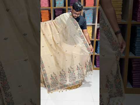 Soft Jamdani Muga Cotton Saree
