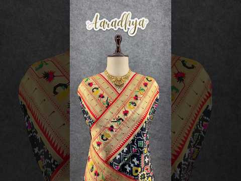 Traditional Kanchivaram Patola Paithani Silk Saree