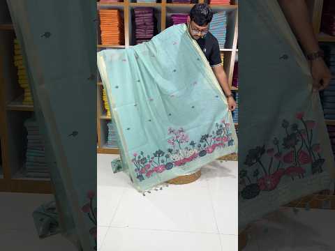 Soft Muga Cotton Pichwai Pallu Saree