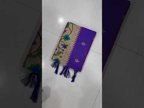 Pure Soft Silk Big Border Paithani Saree