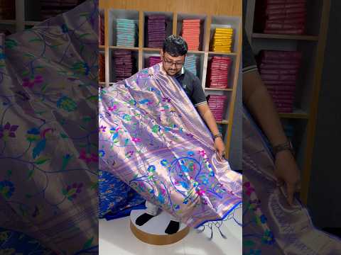 All Over Jaal Weaving Brocket Paithani Soft Silk Saree