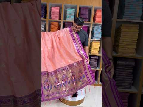 Traditional Paithani Kadiyal Border Saree