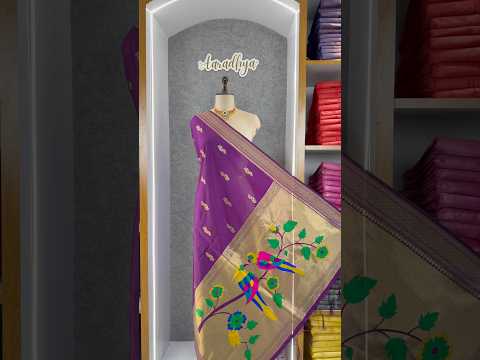 Pure Paithani Multicolor Parrot Weaving Motif Pallu Dupatta