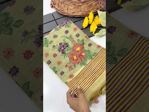 Soft Muga Cotton Jamdani Buttas Saree