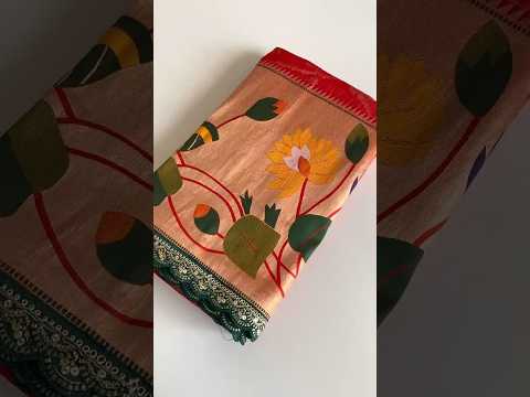 Paithani Soft Silk 3D Traditional Sequence Lace Saree