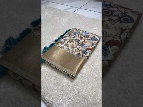 Assam Silk Kalamkari Digital Printed Saree